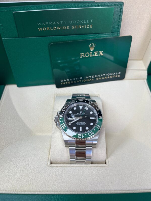 Rolex GMT-Master II With A Green And Black Bezel "SPRITE" (Reference # 126720VTNR) - Image 2