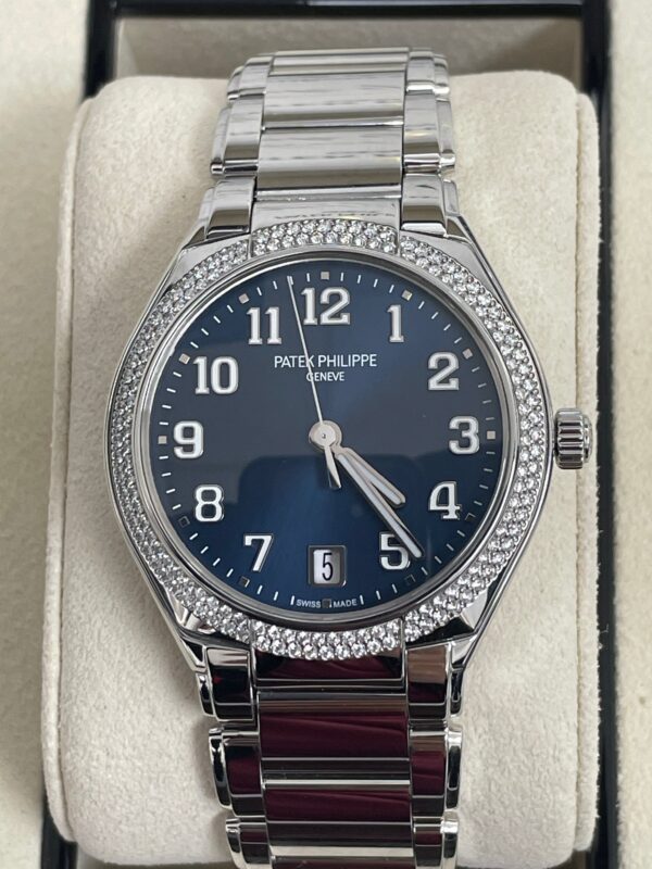 Patek Philippe Twenty~4 Automatic Round Watch Blue Dial Ladies 36mm (Reference # 7300/ 1200A-001) - Image 5