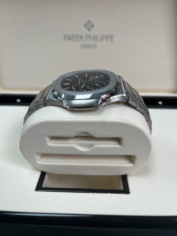Patek Philippe Nautilus Moon Phase Stainless Steel/ Blue Date Dial (Ref#5712/1A-001) - Image 6