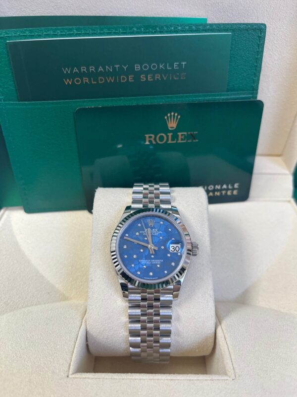 Rolex Datejust 31mm New 2022 Model Oystersteel and White Gold Jubilee Bracelet (Reference 278274) - Image 5