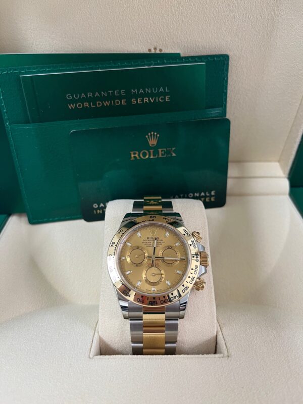 Rolex Daytona Yellow Rolesor Cosmograph Daytona 40 Watch - Champagne Index Dial 116503 - Image 9