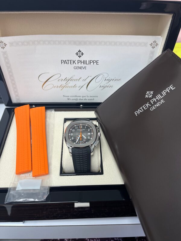 Patek Philippe Aquanaut Chronograph Stainless Steel - Black Dial (Ref#5968A-001) - Image 2