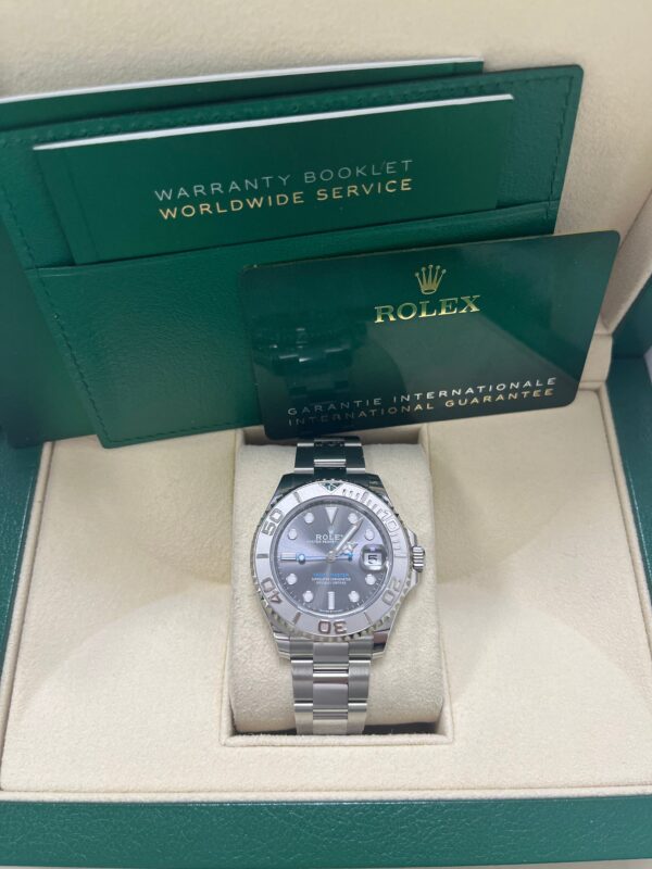 Rolex Yacht-Master 37 37mm Rhodium Dial 268622 Steel with Platinum Bezel - Image 4
