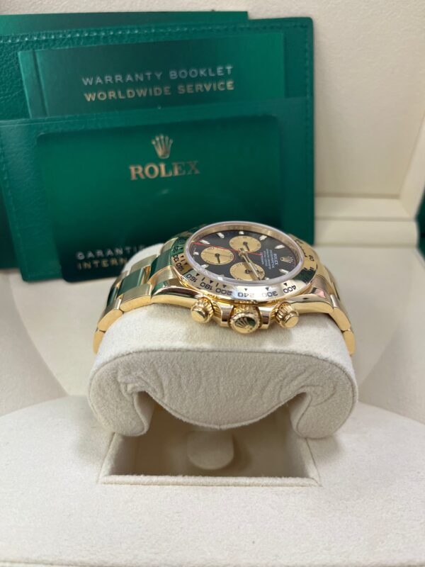 Rolex Daytona Paul Newman Yellow Gold Daytona Black Dial Yellow Subdials 116508 - Image 3