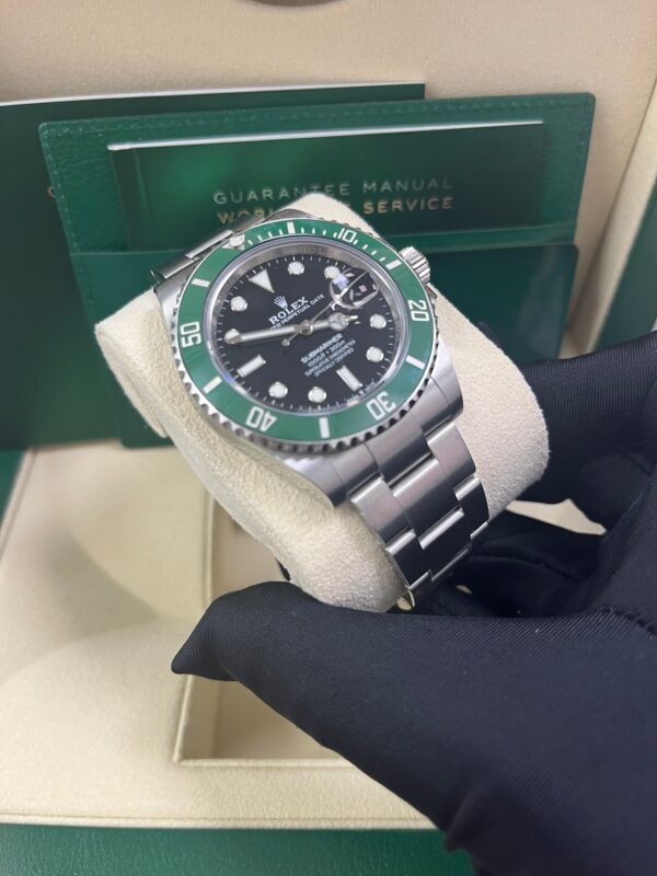 Rolex Submariner Stainless Steel "The Starbucks" - "Kermit" Black and Green Bezel (Ref#126610LV) - Image 7