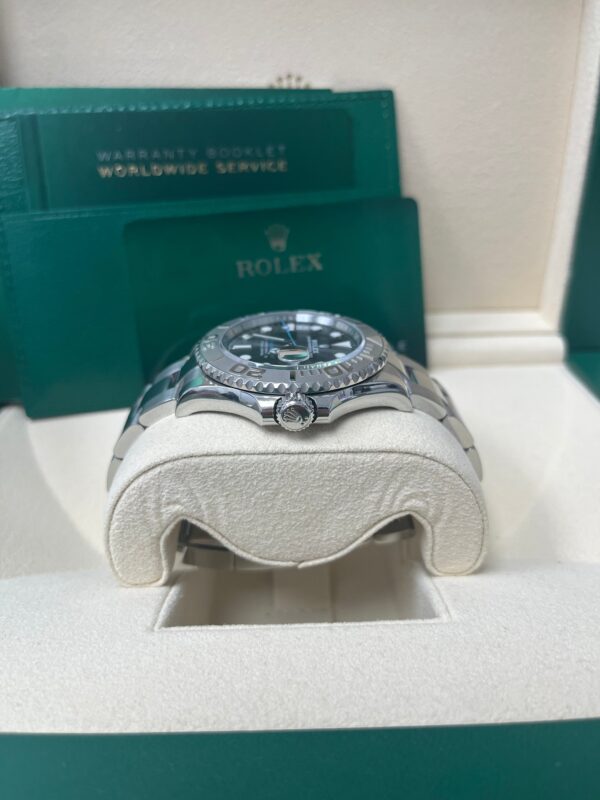 Rolex Yacht-Master 40mm Platinum & Stainless Steel - Dark Rhodium Dial (Ref# 126622) - Image 10