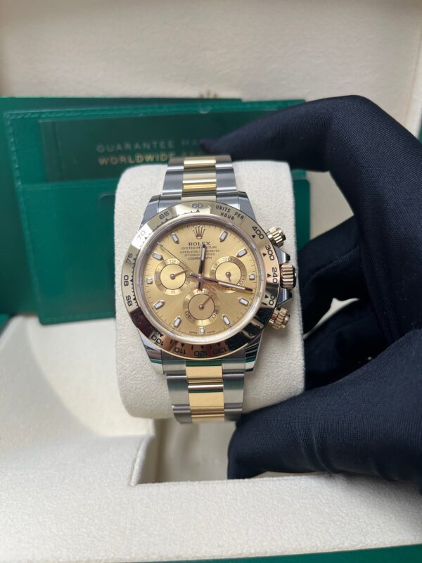 Rolex Daytona Yellow Rolesor Cosmograph Daytona 40 Watch - Champagne Index Dial 116503 - Image 10