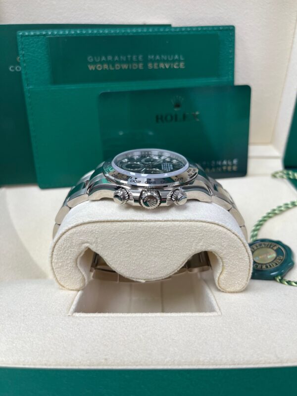 Rolex Daytona White Gold Black Diamond Dial Oyster Bracelet 40mm (Reference 116509) - Image 3
