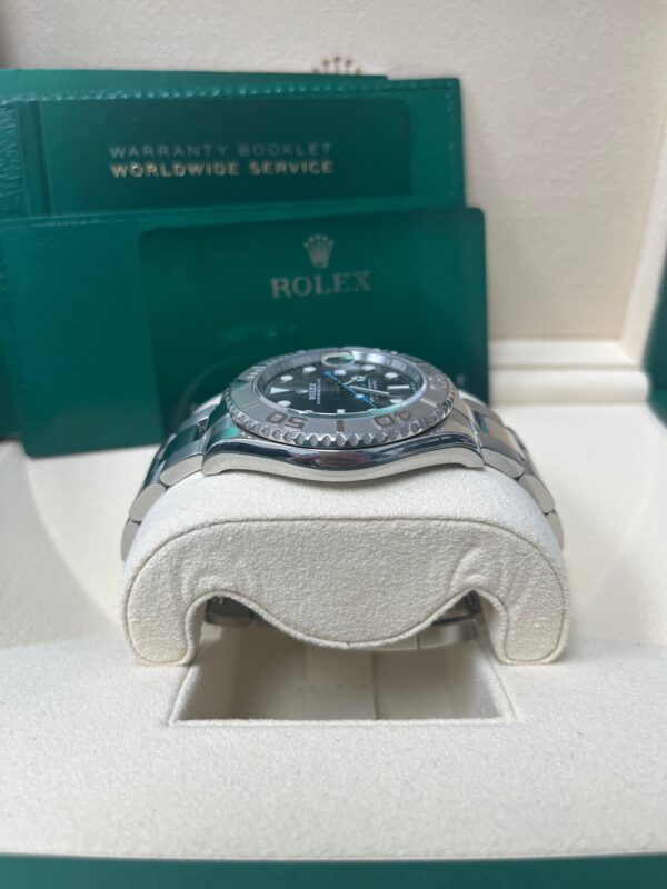 Rolex Yacht-Master 40mm Platinum & Stainless Steel - Dark Rhodium Dial (Ref# 126622) - Image 11