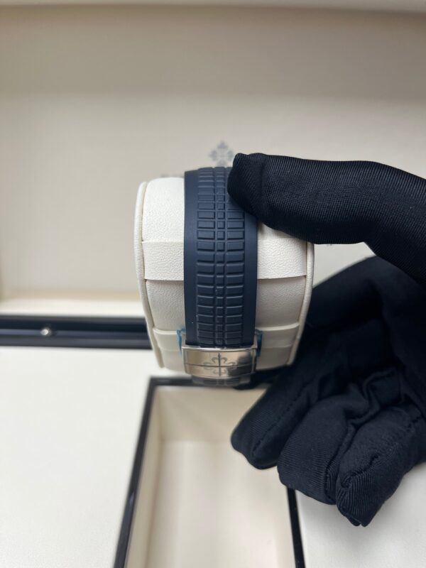Patek Philippe Aquanaut White Gold/ Blue Embossed Dial (Ref#5168G-001) - Image 3