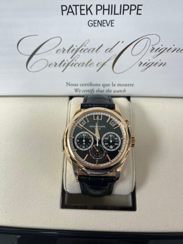 Patek Philippe Grand Complications (submodel) Rose Gold Black Dial 5208R-001 - Image 12