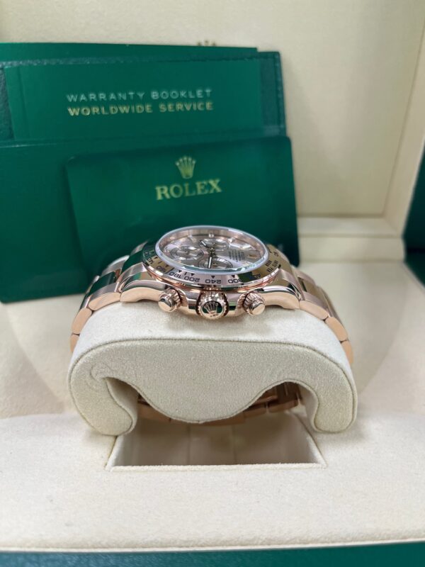 Rolex Daytona Everose Gold Rose Diamond Baguette 40mm Dial Oyster Bracelet Ref# (116505) - Image 11