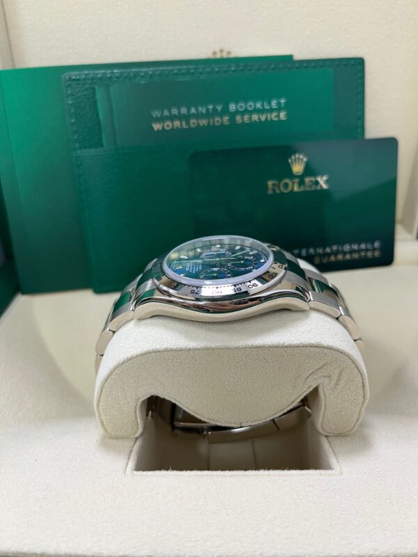 Rolex Daytona White Gold Cosmograph 40 Watch - Blue Index Dial (Ref# 116509) - Image 7