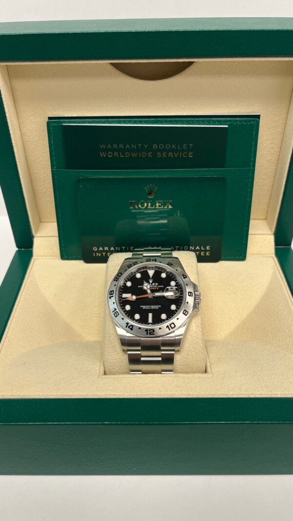Rolex Oyster Perpetual Explorer II Oystersteel Black Dial Oyster Bracelet (Ref# 226570) - Image 3