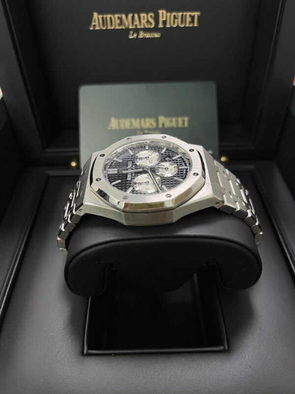 Audemars Piguet Royal Oak Selfwinding Chronograph/ Stainless Steel/ Black Dial/ White Sub-Dials (Ref#26331ST.OO.1220ST.02) - Image 8