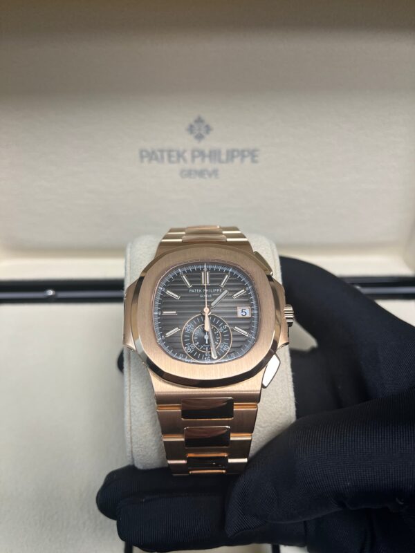 Patek Philippe Nautilus Rose Gold/ Black Gradient Dial (Ref#5980/1R-001) - Image 14
