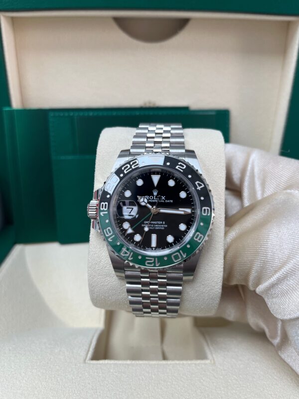 Rolex GMT-Master II With A Green And Black Bezel "SPRITE" (Reference # 126720VTNR) - Image 4