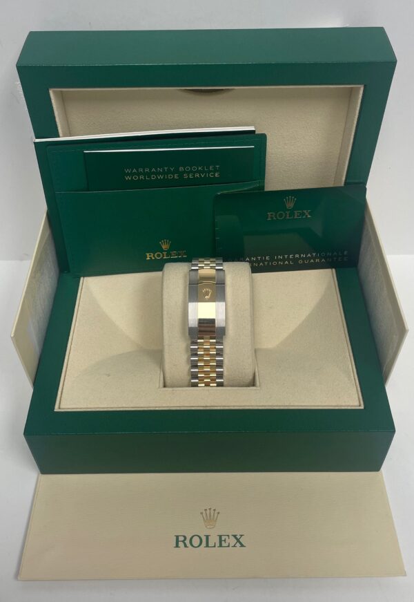 Rolex Sky-Dweller Two-Tone Stainless Steel - Yellow Gold Champagne Index Dial -Jubilee Bracelet (Ref# 326933) - Image 5