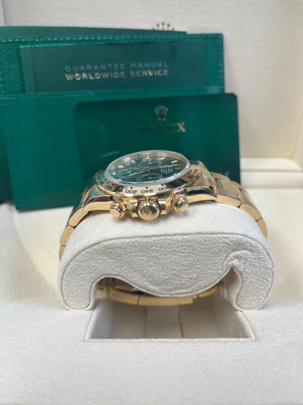 Rolex 'John Mayer' Daytona Cosmograph | Green Dial, Yellow Gold (Ref#116508) - Image 6