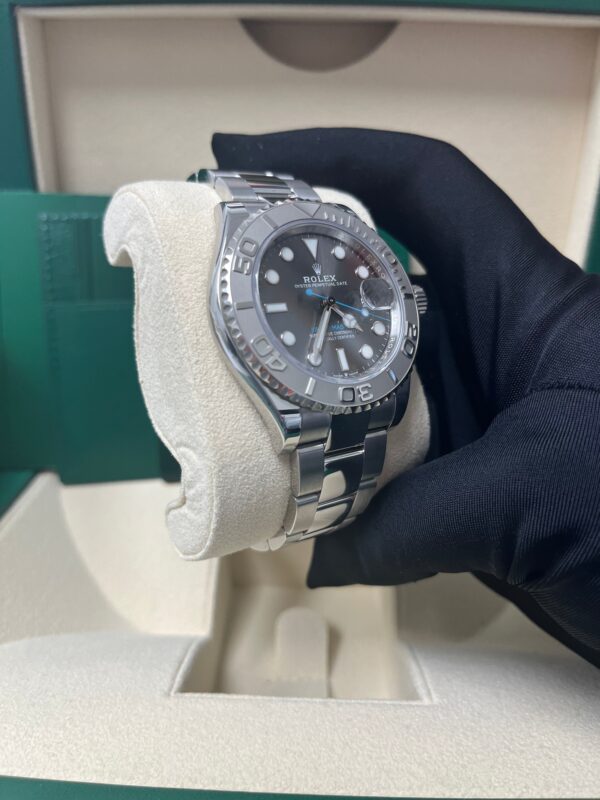 Rolex Yacht-Master 40mm Platinum & Stainless Steel - Dark Rhodium Dial (Ref# 126622) - Image 15