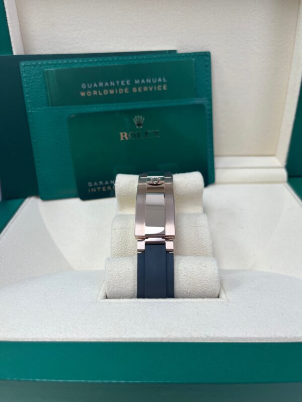 Rolex Yacht-Master 40mm Rose Gold - Black Dial -  Oysterflex Strap (Ref# 126655) - Image 5