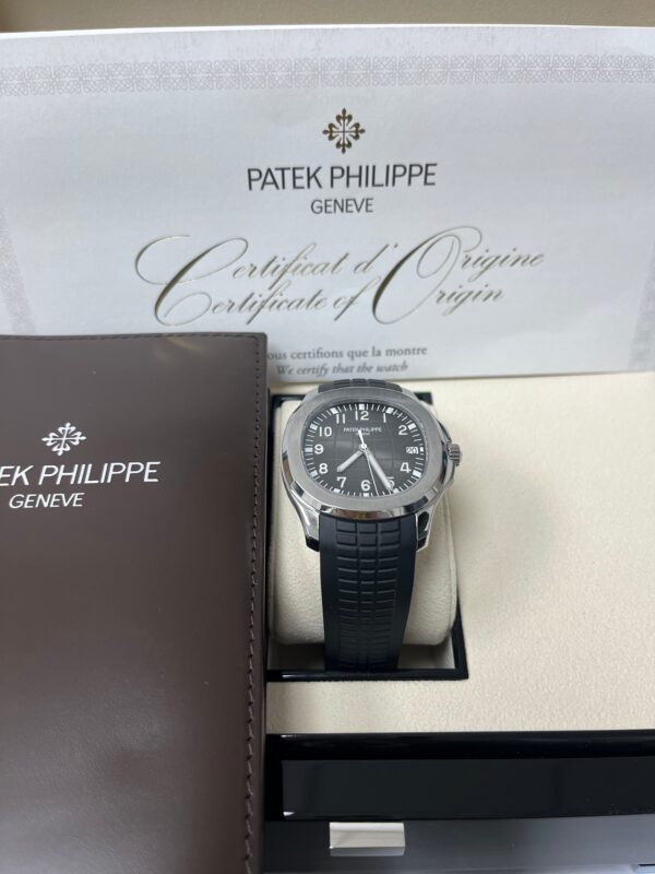 Patek Philippe Aquanaut Stainless Steel/ Black Embossed Dial (Ref#5167A-001) - Image 6