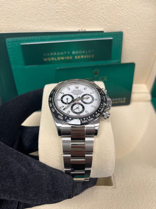 Rolex Panda Daytona 40mm - Stainless Steel - White Panda Index Dial - Ceramic Bezel (Ref# 116500LN) - Image 10