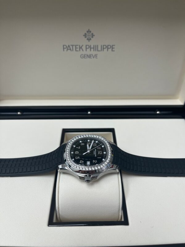 Patek Philippe Aquanaut Luce Black Dial Steel Case With Diamonds (Ref# 5267/200A-001) - Image 8
