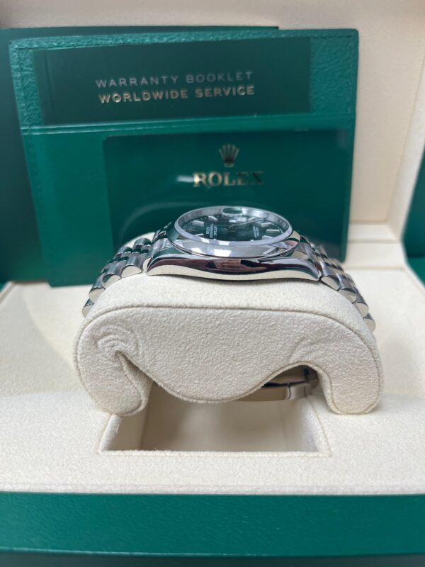 Rolex Datejust 36 Domed Bezel Mint Green Index Dial Jubilee Bracelet 126200 - Image 6