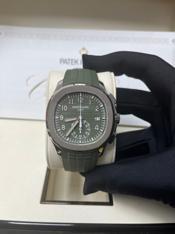 Patek Philippe Aquanaut Self-Winding Green Dial Ref # 5968G-010 - Image 9