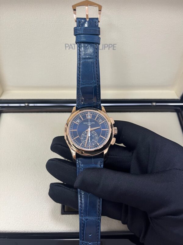 Patek Philippe Annual Calendar Chronograph 5905R-010 Blue Dial - Image 2