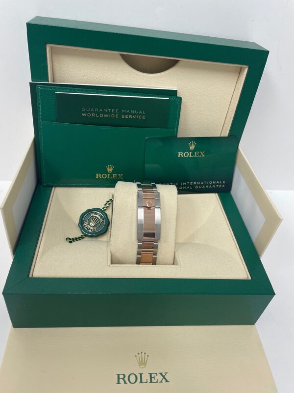 Rolex Steel and Everose Gold Rolesor Yacht-Master 40 Watch Black Dial (Ref #126621) - Image 3