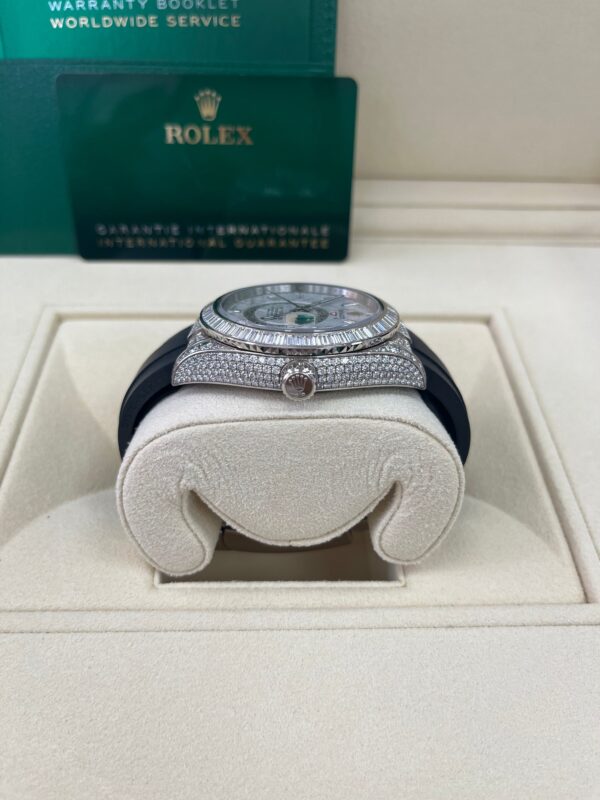 Rolex Sky-Dweller Meteorite Diamonds Baguette Dial Factory Diamonds (Reference # 326259tbr) - Image 15