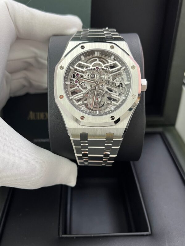 Audemars Piguet Royal Oak Tourbillon Flying Tourbillon Squelette Reference 26735ST.OO.1320ST.02 - Image 4