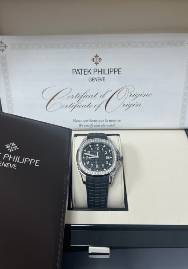 Patek Philippe Aquanaut Luce Black Dial Steel Case With Diamonds (Ref# 5267/200A-001) - Image 6