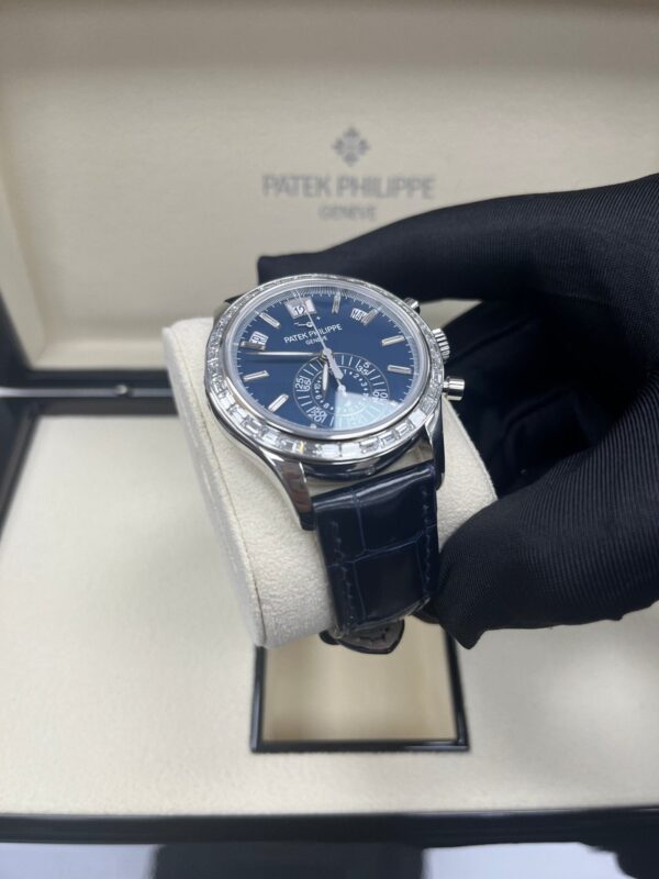 Patek Philippe Annual Calendar Chronograph Blue Dial 5961P-001 - Image 6