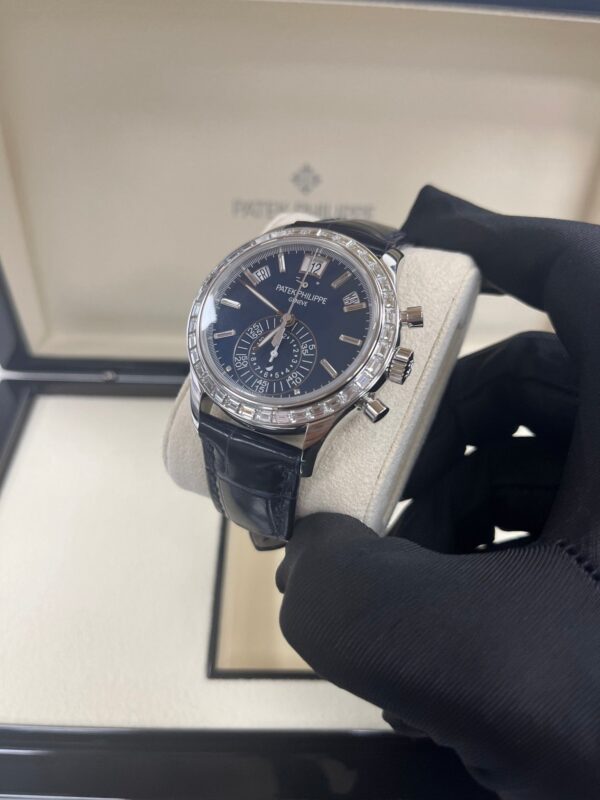 Patek Philippe Annual Calendar Chronograph Blue Dial 5961P-001 - Image 8
