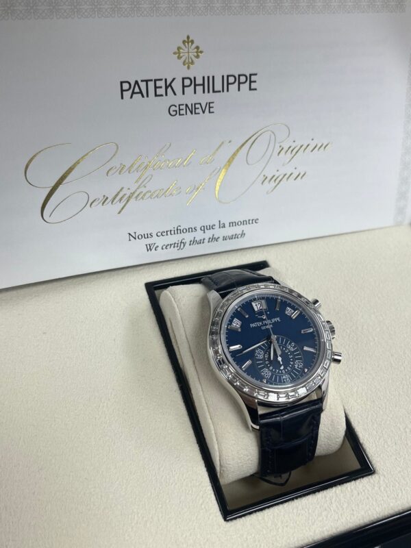 Patek Philippe Annual Calendar Chronograph Blue Dial 5961P-001 - Image 20