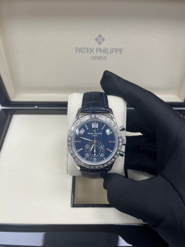 Patek Philippe Annual Calendar Chronograph Blue Dial 5961P-001 - Image 5