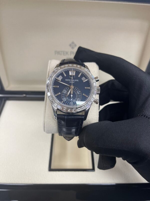 Patek Philippe Annual Calendar Chronograph Blue Dial 5961P-001 - Image 7