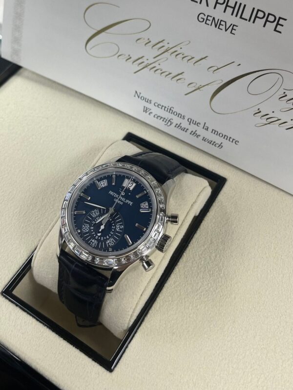 Patek Philippe Annual Calendar Chronograph Blue Dial 5961P-001 - Image 21
