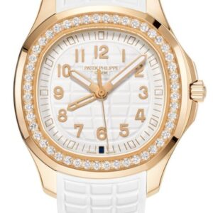Patek Philippe Aquanaut Ladies White Dial Rose Gold Aquanaut Luce Travel 5269/200R