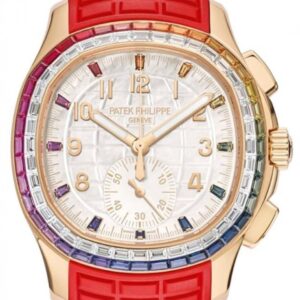 Patek Philippe Aquanaut Rose Gold Automatic Factory Diamonds Aquanaut Luce "Rainbow" 7968/300R-001