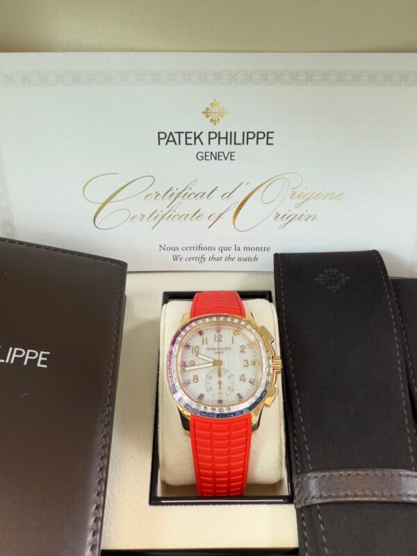 Patek Philippe Aquanaut Rose Gold Automatic Factory Diamonds Aquanaut Luce "Rainbow" 7968/300R-001 - Image 3