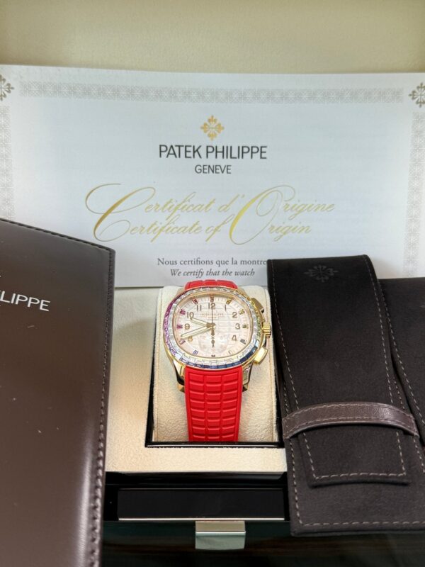 Patek Philippe Aquanaut Rose Gold Automatic Factory Diamonds Aquanaut Luce "Rainbow" 7968/300R-001 - Image 2