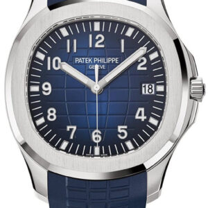 Patek Philippe Aquanaut White Gold/ Blue Embossed Dial (Ref#5168G-001)