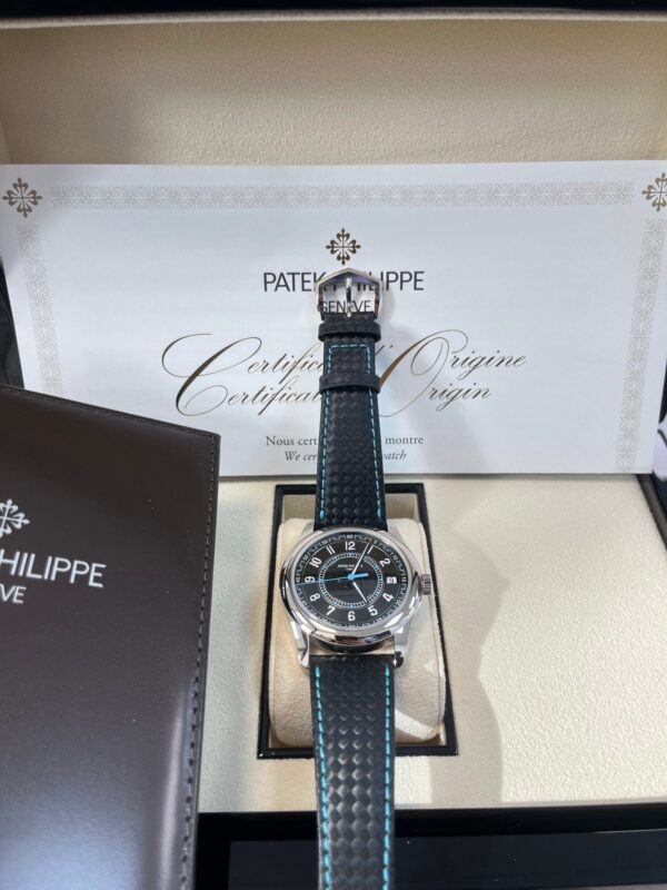 Patek Philippe Calatrava 40mm Blue Date Sweep Seconds (Ref# 6007G-011) - Image 10