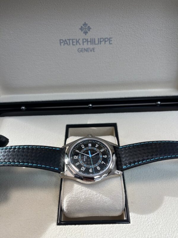 Patek Philippe Calatrava 40mm Blue Date Sweep Seconds (Ref# 6007G-011) - Image 13
