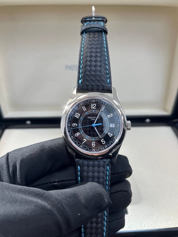 Patek Philippe Calatrava 40mm Blue Date Sweep Seconds (Ref# 6007G-011) - Image 8