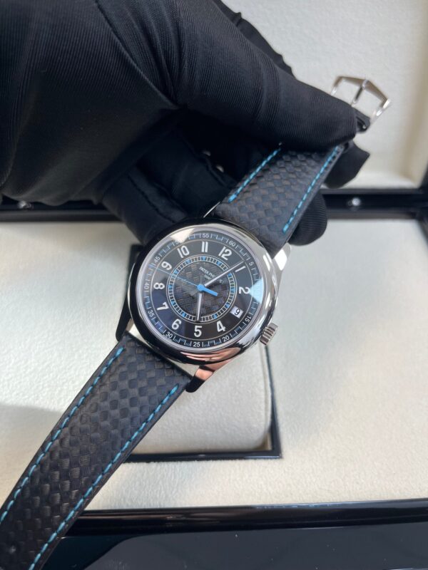 Patek Philippe Calatrava 40mm Blue Date Sweep Seconds (Ref# 6007G-011) - Image 16